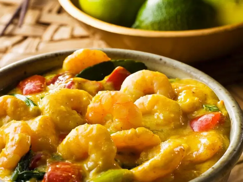 Kokos-Garnelencurry