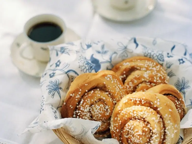 Zimtschnecken mit Marzipan
