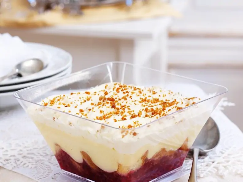 Himbeer-Trifle mit Quark 