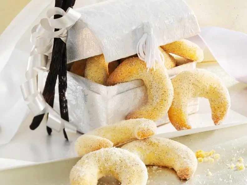 Vanillekipferl mit echter Vanille