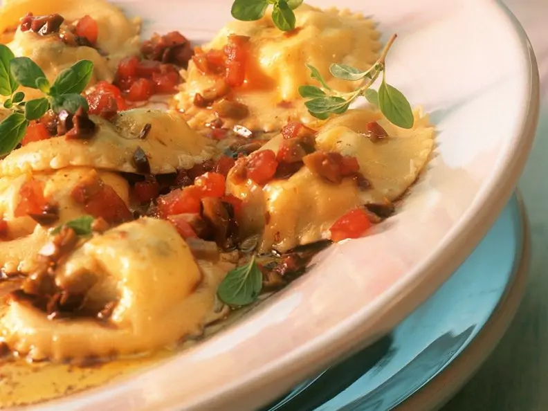 Ravioli mit Artischockenfüllung