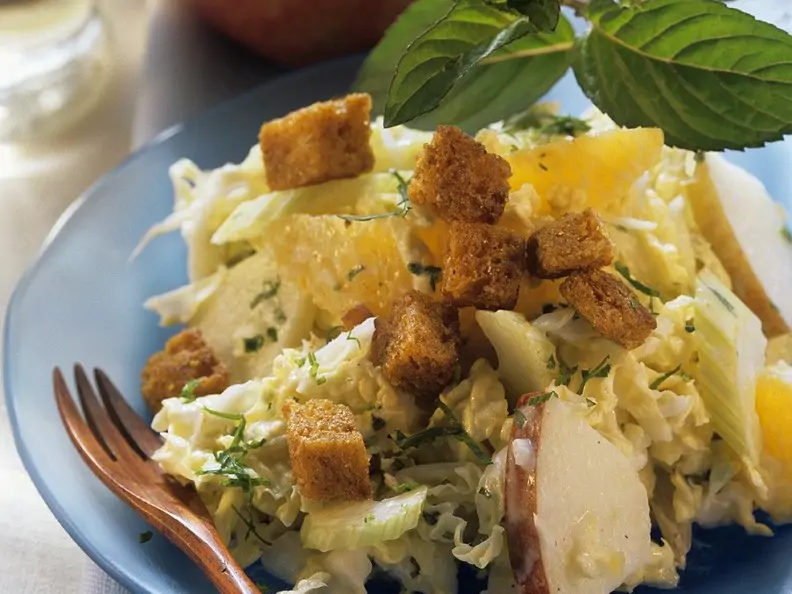 Fruchtiger Kohlsalat