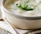 Blumenkohlcremesuppe mit Sahne
