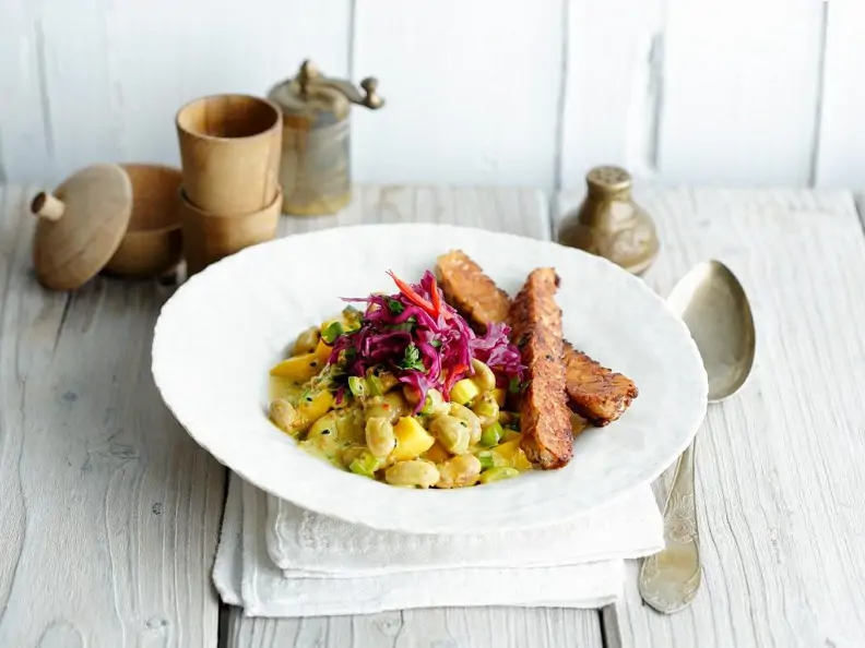 Veganes Bohnencurry
