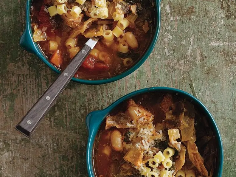 Minestrone mit Rindfleisch