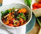 Linsen mit Mangoldcurry
