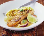 Lachs mit Spitzkohl