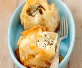 Kleine Moussaka-Küchlein
