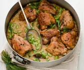 Hähnchen-Bohnenragout