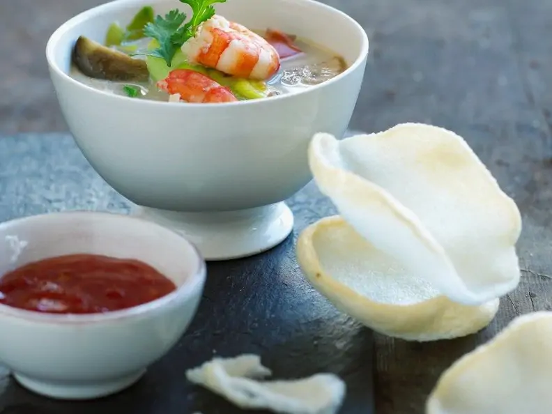Asia-Garnelensuppe