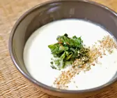 Suppe mit Hafermilch