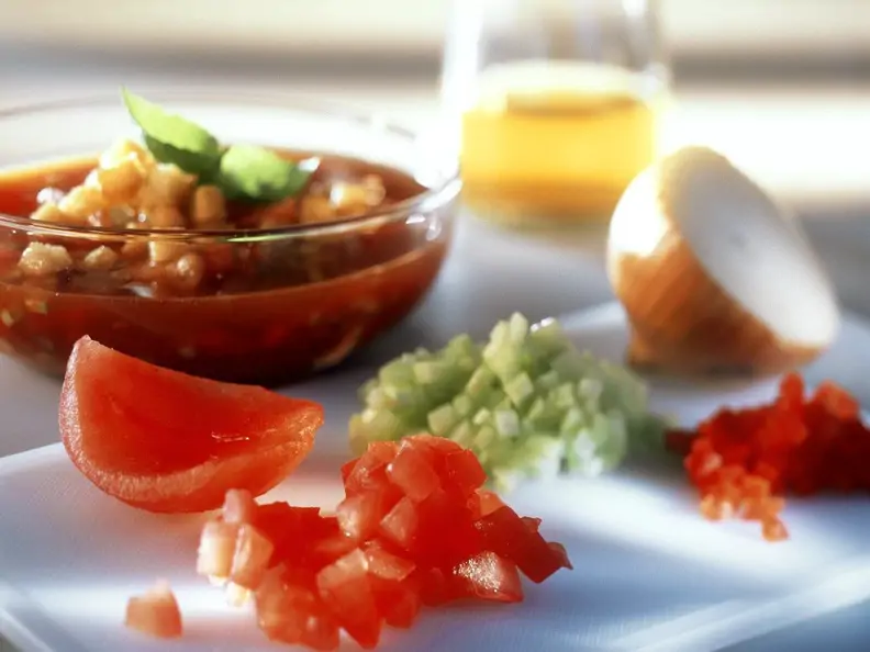 Kalte Gemüsesuppe