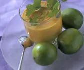 Möhrensuppe mit Ingwer und Limette