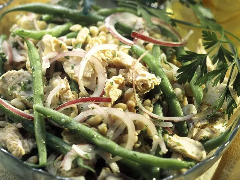 Grüne Bohnen-Thunfisch-Salat