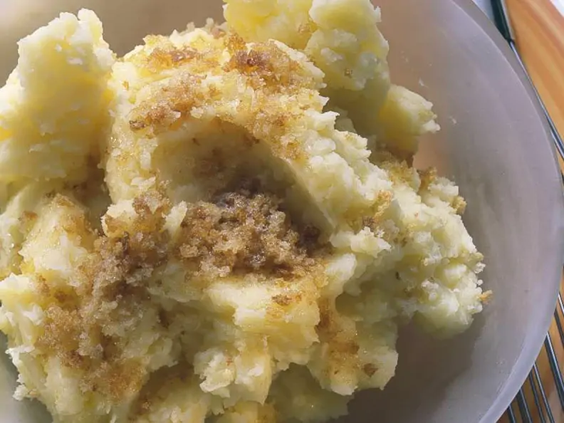 Kartoffelbrei mit Bröselbutter