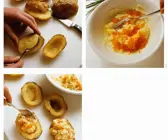 Gebackene Kartoffeln mit Kaviar