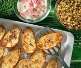 Kartoffeln aus dem Ofen mit Dip