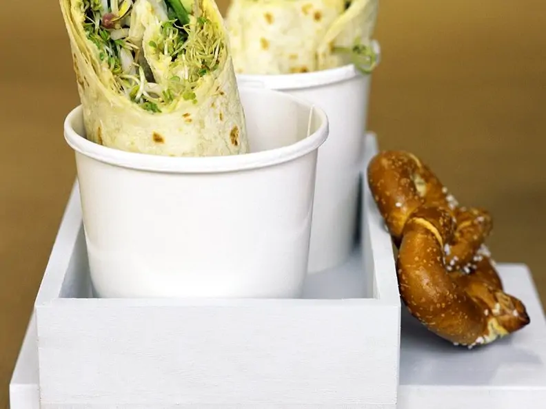 Wraps mit Salatfüllung