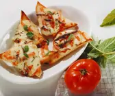 Überbackenes Tomaten-Weißbrot