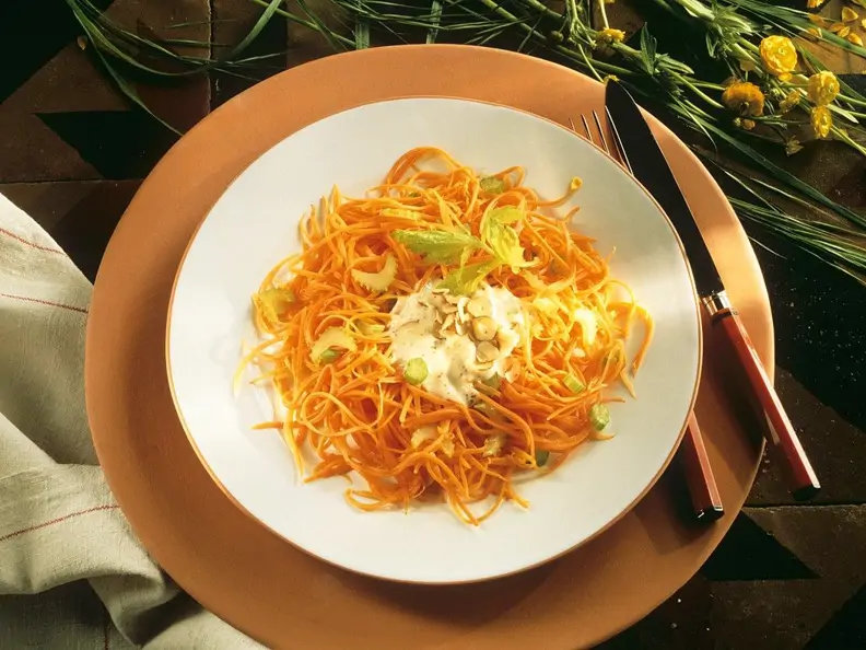 Möhrenspaghetti