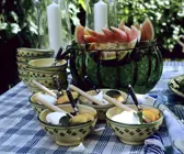 Graupen mit Früchten