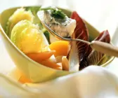 Gemüse mit Quark
