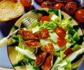 Salt mit Räuchermakrele