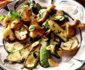 Zucchini-Champignon-Pfanne