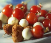 Mini-Tomaten-Eier Spieß mit Hackbällchen