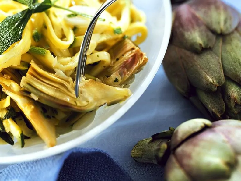 Pasta mit Artischockensauce