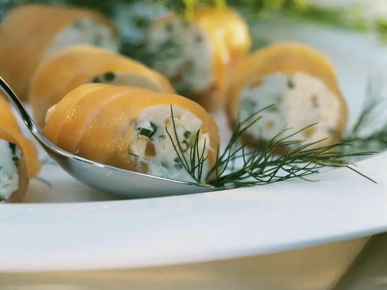 Räucherlachs-Creme-häppchen