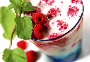Himbeer-Milchshake