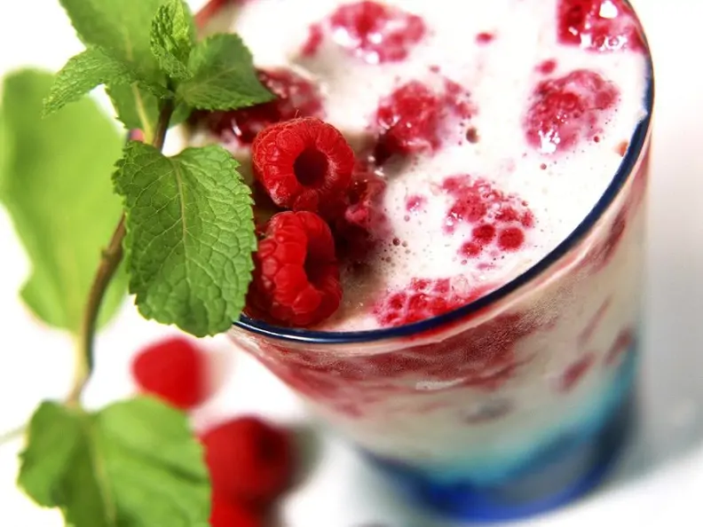 Himbeer-Milchshake