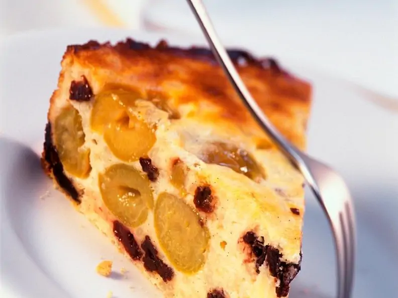 Mirabellen-Kirsch-Reiskuchen