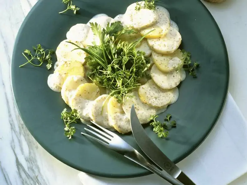 Kartoffelsalat mit Topinambur
