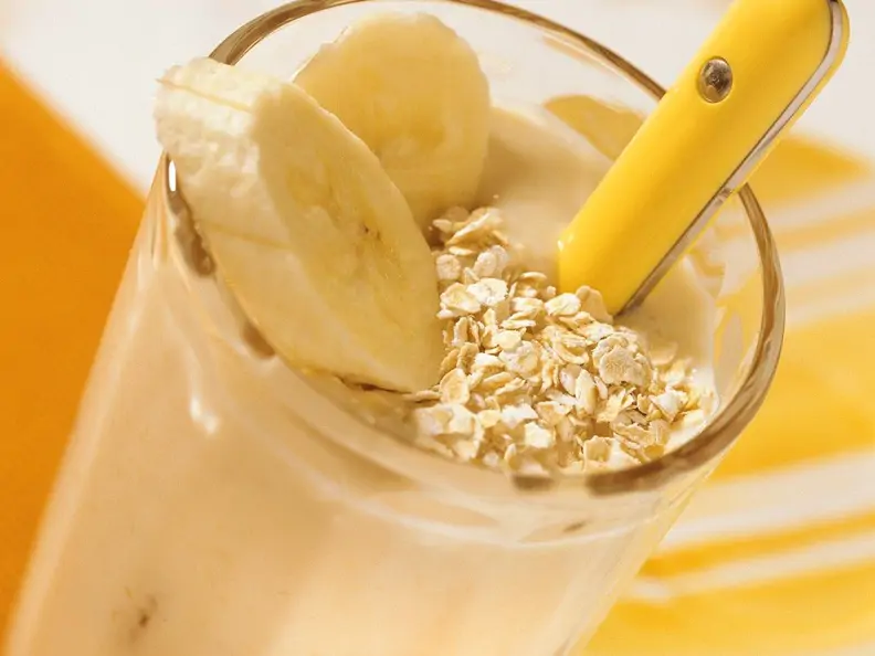Dickmilch mit Banane