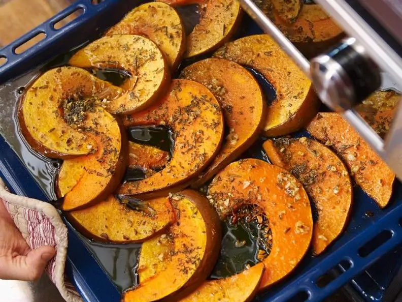 Kürbis mit Ingwer