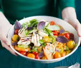 Tomatensalat mit Käse