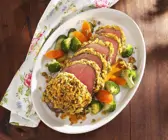 Überbackenes Rindersteak