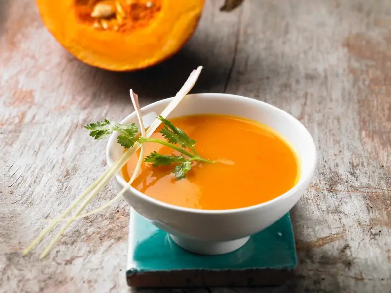Vegane Kürbissuppe