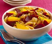 Herbstlicher Nudelsalat