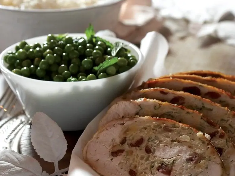 Putenbraten mit Cranberries