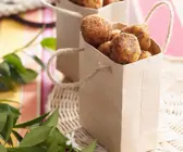 Hackbällchen aus dem Ofen