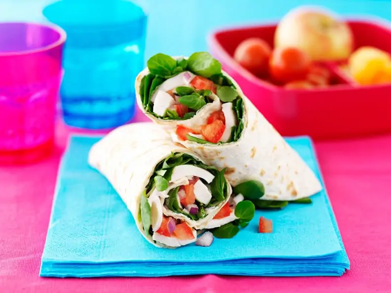 Hähnchen-Wraps