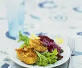 Tempeh mit Salat