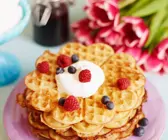 Waffeln mit Beeren