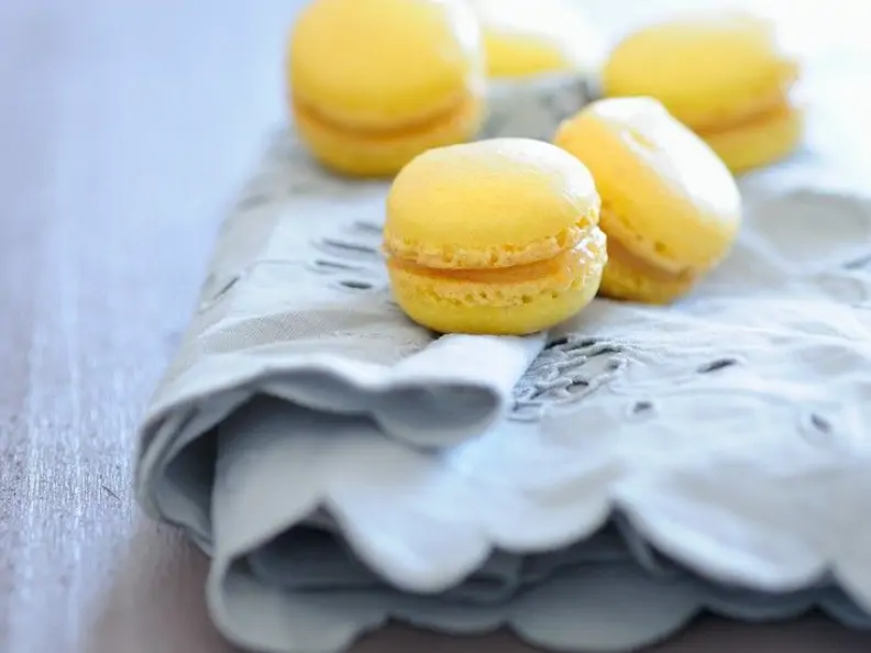 Zitronencreme-Macarons