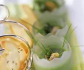 Brokkolisuppe mit Cracker