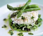 Krebsfleischsalat mit Spargel