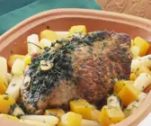 Kalbsbraten mit Gemüse